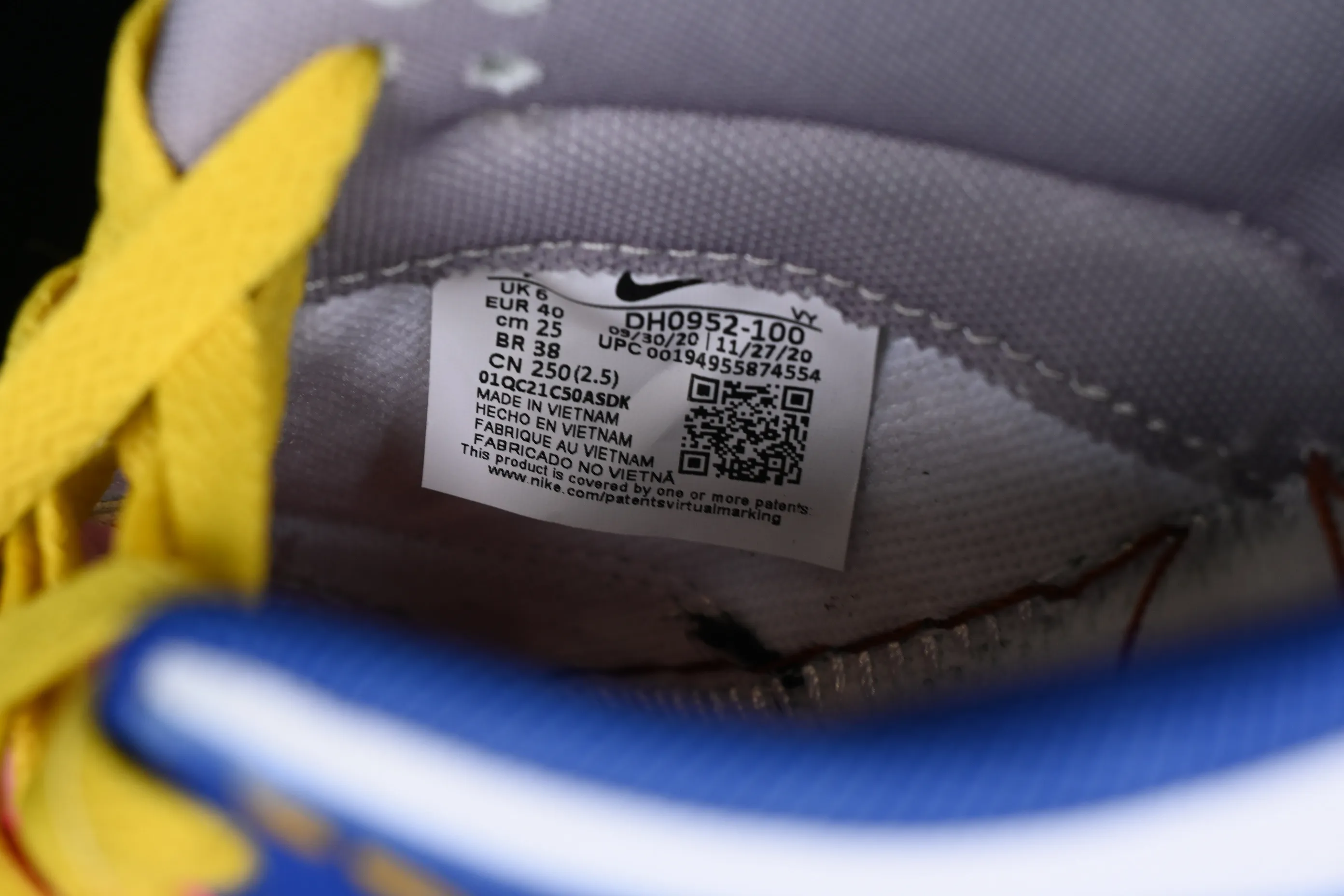 All categories Nk SB Dunk series Nk SB Dunk Low low-top sneakers Nk Dunk Low Mario customized rainbow color SB low-top sports and leisure sneakers DH0952-100